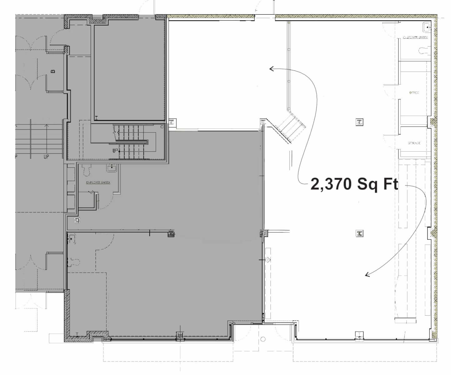 661 South Avenue commercial space floorplan